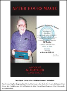 After Hours Magic: A Book of Al Thatcher Card Magic by Gordon Boyd